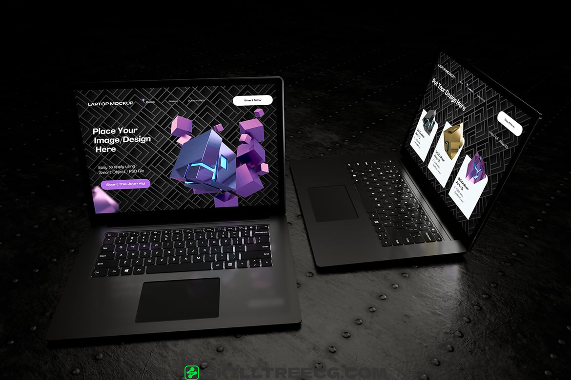 图片[4]-Laptop Device Mockup（857056）-技能树